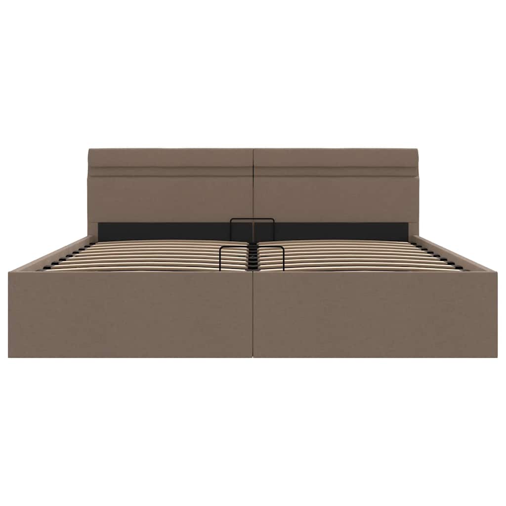 Giroletto Idraulico Contenitore LED Tortora Tessuto 160x200cm 285628