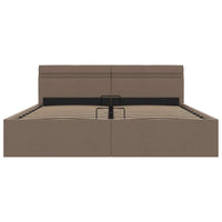 Giroletto Idraulico Contenitore LED Tortora Tessuto 160x200cm 285628