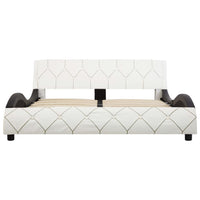 Giroletto Bianco e Nero in Similpelle 120x200 cm 285644