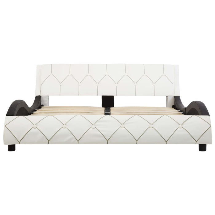 Giroletto Bianco e Nero in Similpelle 120x200 cm 285644