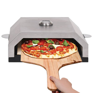 Forno Pizza con Piastra Ceramica per Barbecue a Gas e Carbone 47395