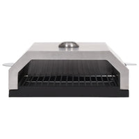 Forno Pizza con Piastra Ceramica per Barbecue a Gas e Carbone 47395