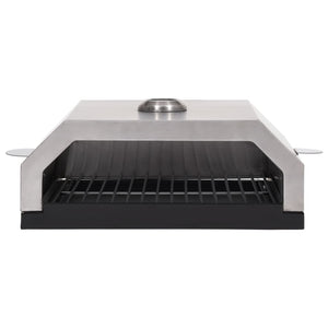 Forno Pizza con Piastra Ceramica per Barbecue a Gas e Carbone 47395