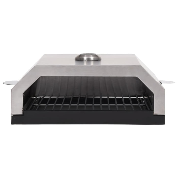 Forno Pizza con Piastra Ceramica per Barbecue a Gas e Carbone 47395
