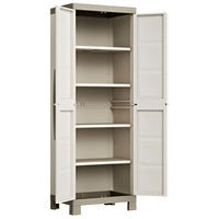 Keter Armadietto con Scaffali Excellence Beige e Talpa 182 cm