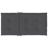 Cuscini per Sedia 2 pz Antracite Tessuto Oxford 47548