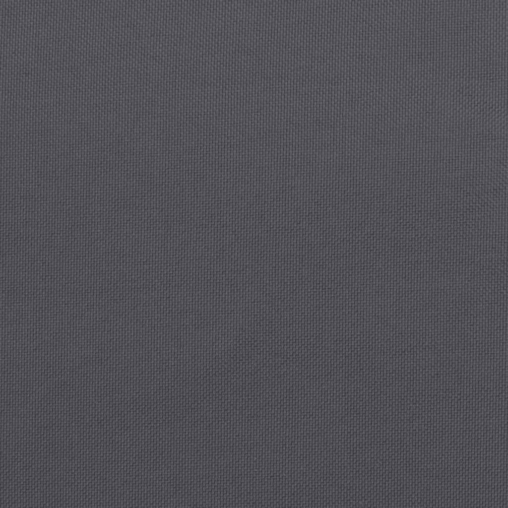 Cuscini per Sedia 4 pz Antracite Tessuto Oxford