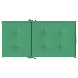 Cuscini per Sedia 4 pz Verdi 100x50x3 cm in Tessuto Oxford