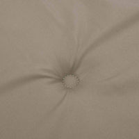 Cuscini per Sedia 2 pz Tortora 50x50x3 cm in Tessuto Oxford 47604