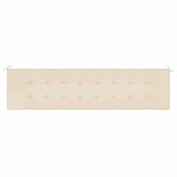 Cuscino per Panca Beige 200x50x3 cm in Tessuto Oxford 47615