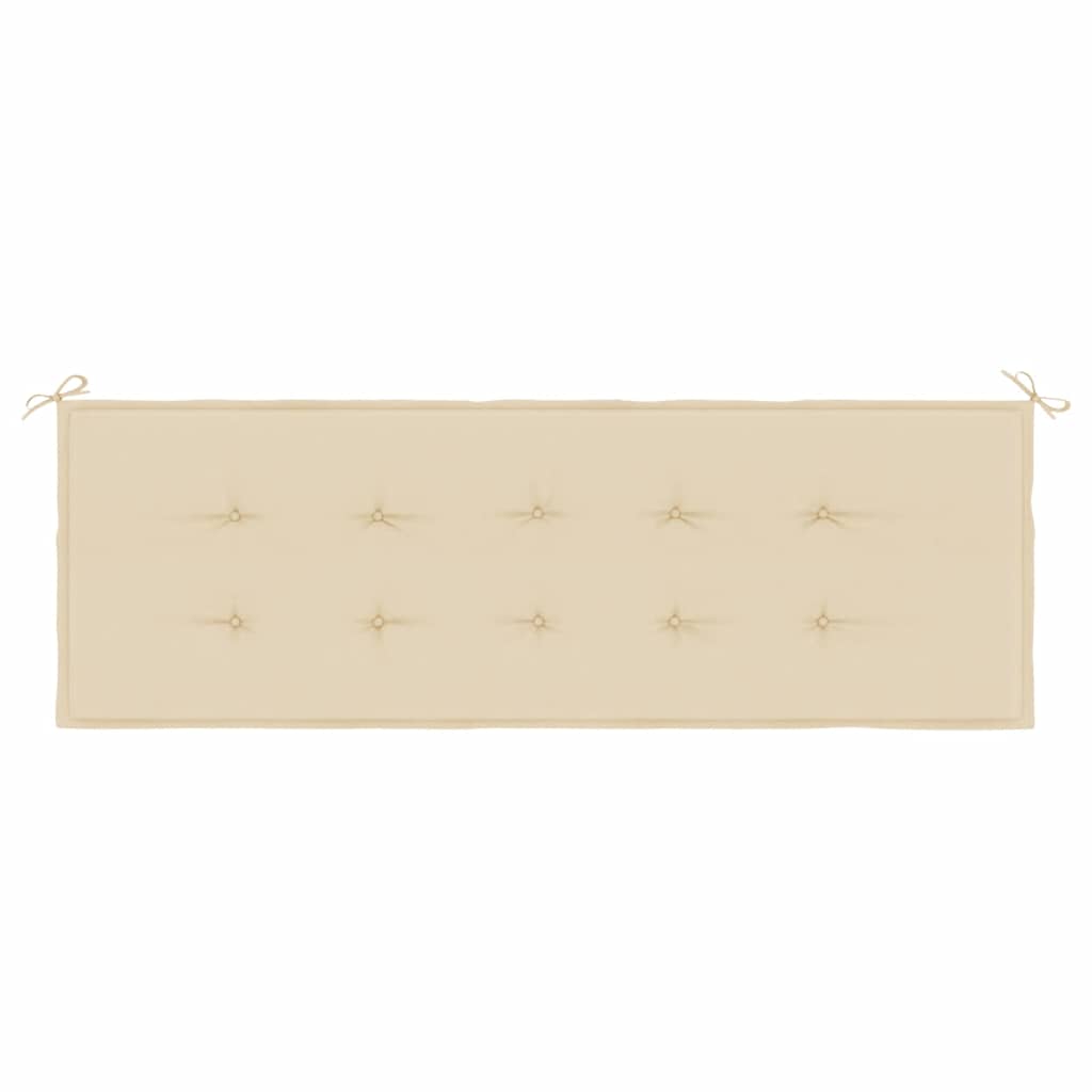 Cuscino per Panca da Giardino Beige 150x50x3 cm cod mxl 68526