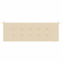 Cuscino per Panca Beige 150x50x3 cm in Tessuto Oxford 47627