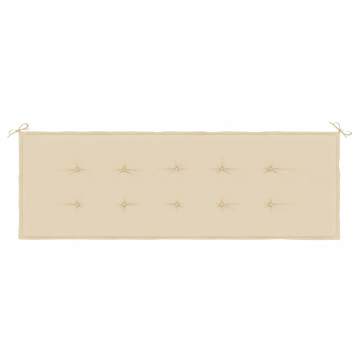Cuscino per Panca Beige 150x50x3 cm in Tessuto Oxford 47627