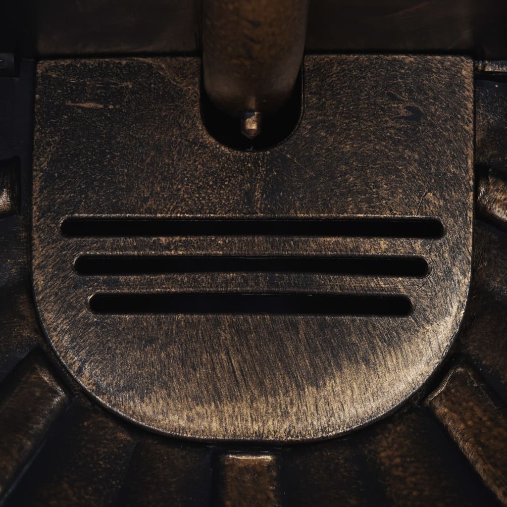 Fontana a Muro Design a Testa di Leone Bronzo 48222