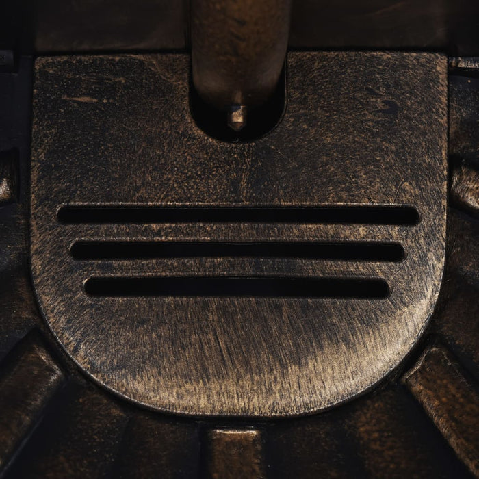 Fontana a Muro Design a Testa di Leone Bronzo 48222