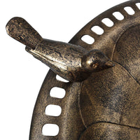 Vaschetta Bagnetto per Uccelli da Giardino Bronzo in Plastica 48223