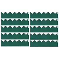 Bordature per Prato 10 pz Verdi 65x15 cm in PP