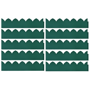Bordature per Prato 10 pz Verdi 65x15 cm in PP