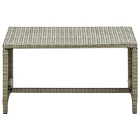 Tavolino da Salotto Beige 70x40x38 cm in Polyrattan 46395