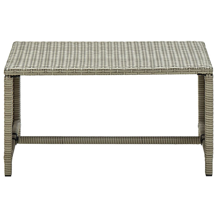 Tavolino da Salotto Beige 70x40x38 cm in Polyrattan 46395