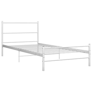 Giroletto-Struttura Letto Bianco in Metallo 90x200 cm 186956