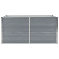 Letto di Coltura Rialzato 160x80x45cm in Acciaio Zincato Grigio cod mxl 52098