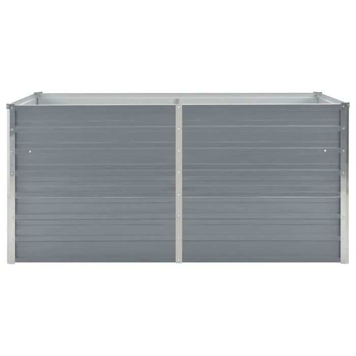 Letto di Coltura Rialzato 160x80x45cm in Acciaio Zincato Grigio cod mxl 52098
