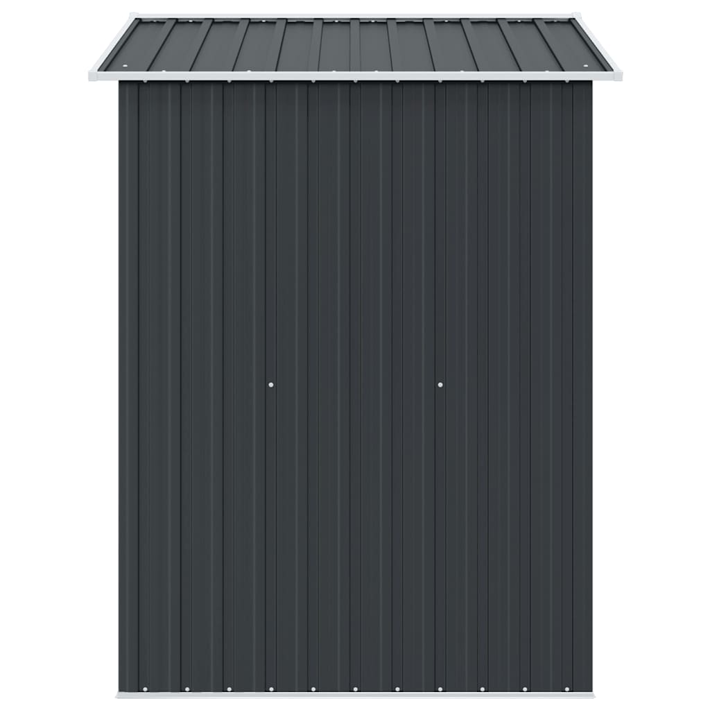 Capanno Attrezzi da Giardino-Ripostiglio da giardino Antracite Acciaio 204x132x186 cm