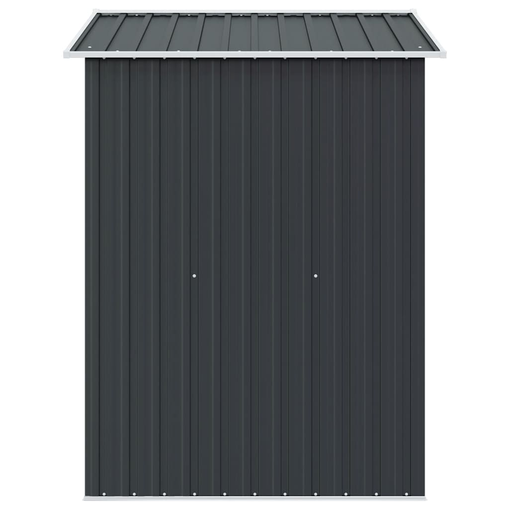 Capanno Attrezzi da Giardino Antracite Acciaio 204x132x186 cm 47028