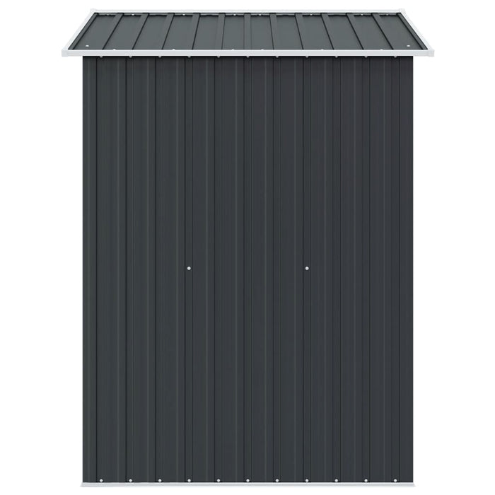 Capanno Attrezzi da Giardino Antracite Acciaio 204x132x186 cm 47028