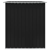 Casetta da giardino casetta per capanni casetta per ripostigli casetta per esterni casetta per attrezzi robusto acciaio 257 x 205 x 178 cm antracite 02_0022384