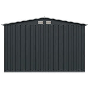 Capanno per Attrezzi Antracite in Acciaio 257x205x178 cm  cod mxl 52041