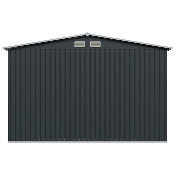 Capanno per Attrezzi Antracite in Acciaio 257x205x178 cm  cod mxl 52041