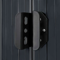 Capanno per Attrezzi Antracite in Acciaio 257x205x178 cm  cod mxl 52041