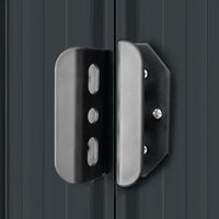 Capanno per Attrezzi Antracite in Acciaio 257x205x178 cm 47030