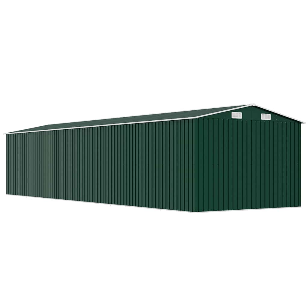 Capanno da Giardino Verde 257x779x181cm in Acciaio Zincato cod mxl 65861