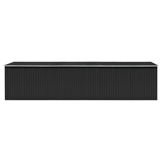 Casetta da giardino casetta per cabine ripostiglio casetta per la casa casetta per attrezzi da esterno robusta 257 x 779 x 181 cm acciaio zincato antracite 02_0022208