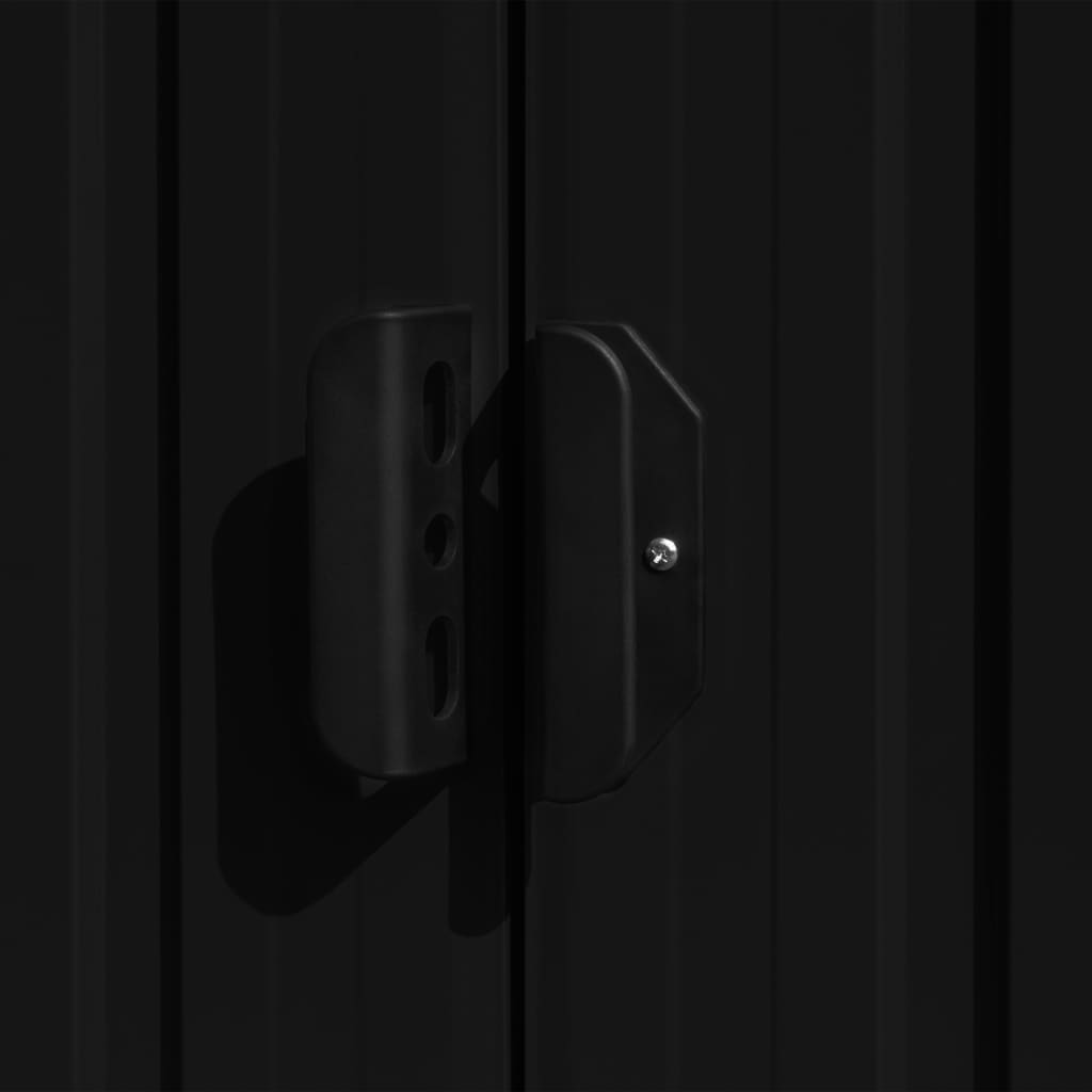 Capanno da Giardino Antracite 257x779x181cm in Acciaio Zincato cod mxl 65826