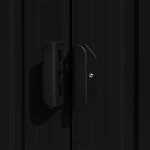 Capanno da Giardino Antracite 257x779x181cm in Acciaio Zincato cod mxl 65826