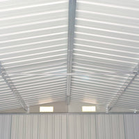 Capanno da Giardino Marrone 257x779x181cm in Acciaio Zincato 47035