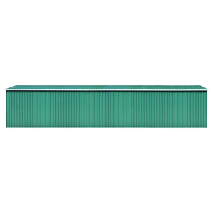 Capanno da Giardino Verde 257x990x181cm in Acciaio Zincato cod mxl 65793