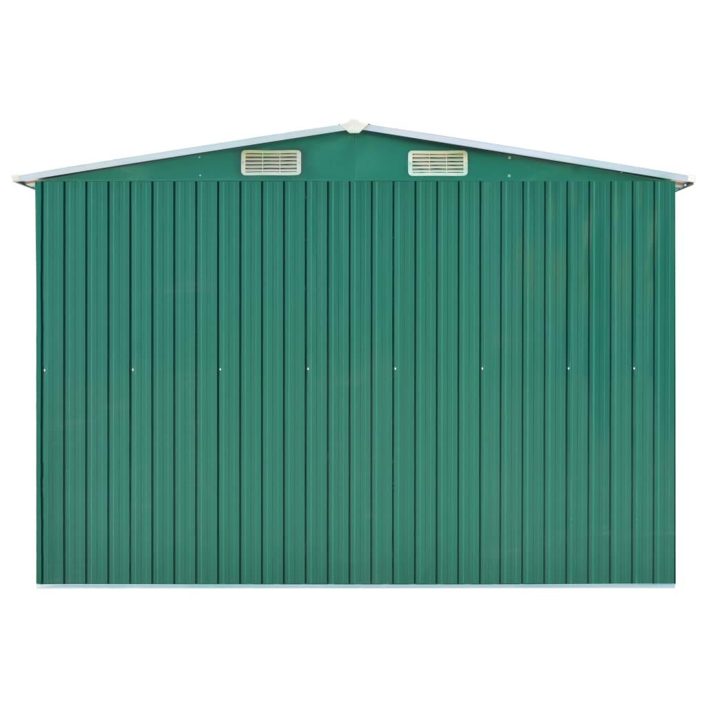 Capanno da Giardino Verde 257x990x181cm in Acciaio Zincato cod mxl 65793