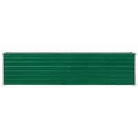 Fioriera 320 x 40 x 77 cm acciaio zincato verde 02_0000803