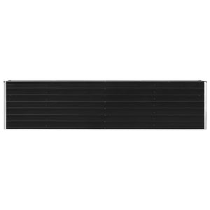 Fioriera 320 x 40 x 77 cm acciaio zincato antracite 02_0000800