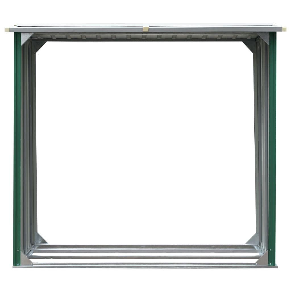 Capannone in Acciaio Zincato 172x91x154 cm Verde 47080