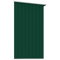 Capannone da Giardino in Acciaio Zincato 330x84x152cm Verde 47083