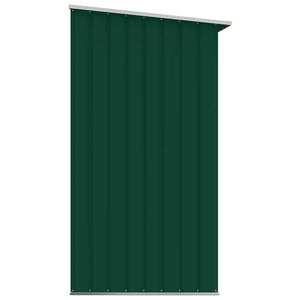 Capannone da Giardino in Acciaio Zincato 330x84x152cm Verde 47083