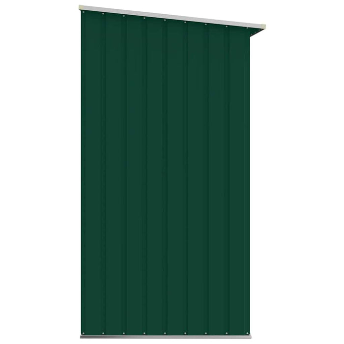 Capannone da Giardino in Acciaio Zincato 330x84x152cm Verde 47083