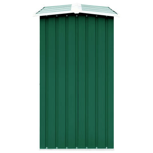 Capannone da Giardino in Acciaio Zincato 330x92x153cm Verde cod mxl 65591