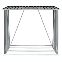 Capannone da Giardino in Acciaio Zincato 163x83x154cm Antracite 47091